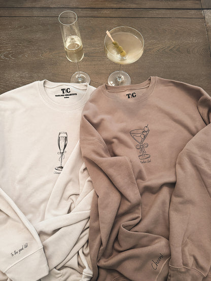 Champagne Girl Crewneck